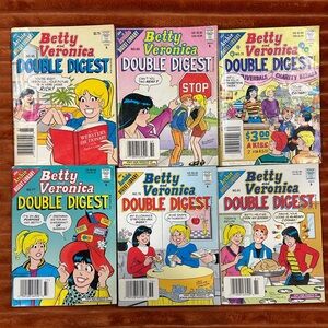 12 Betty and Veronica Double Digest Magazine Comic Books